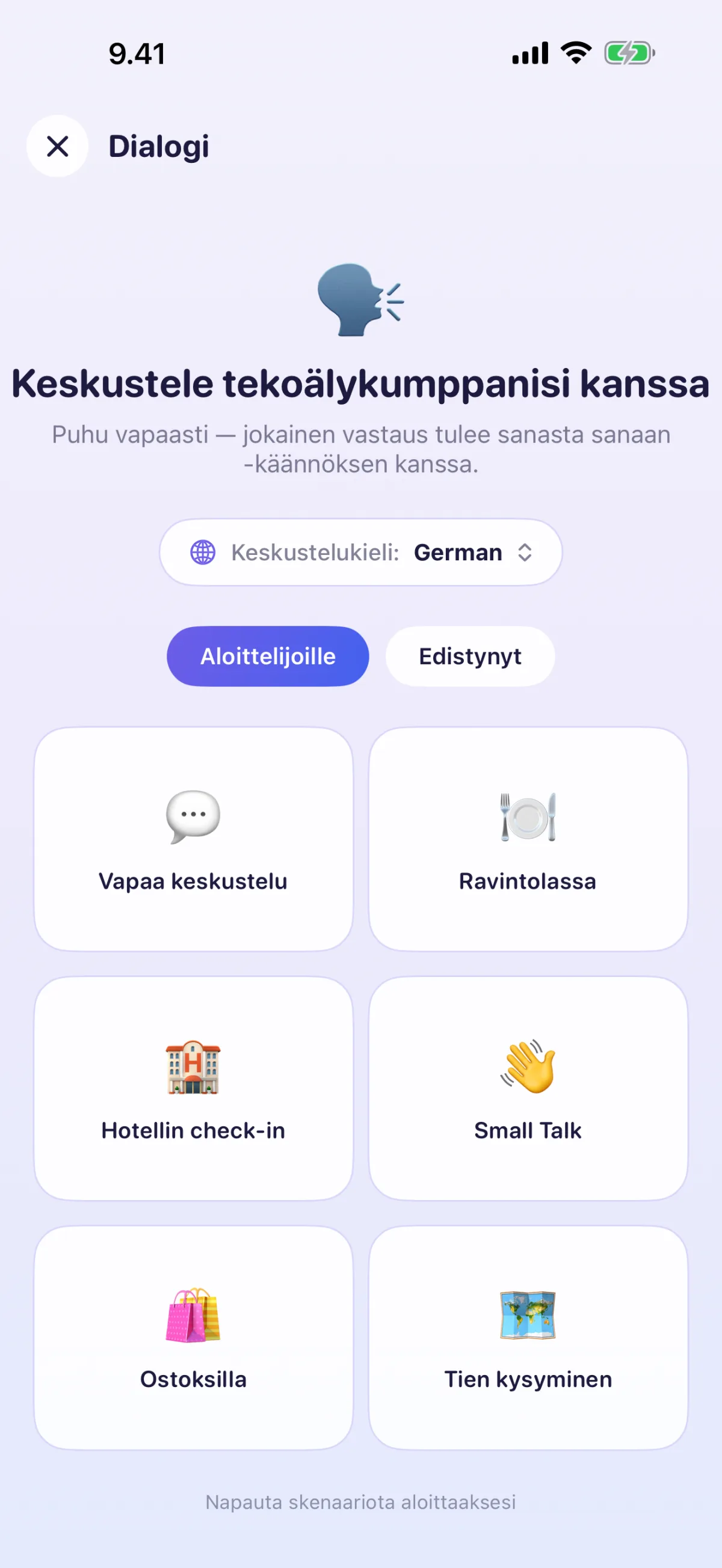 Keskustelu tekoälykumppanin kanssa – jokainen vastaus selitetty sana sanalta
