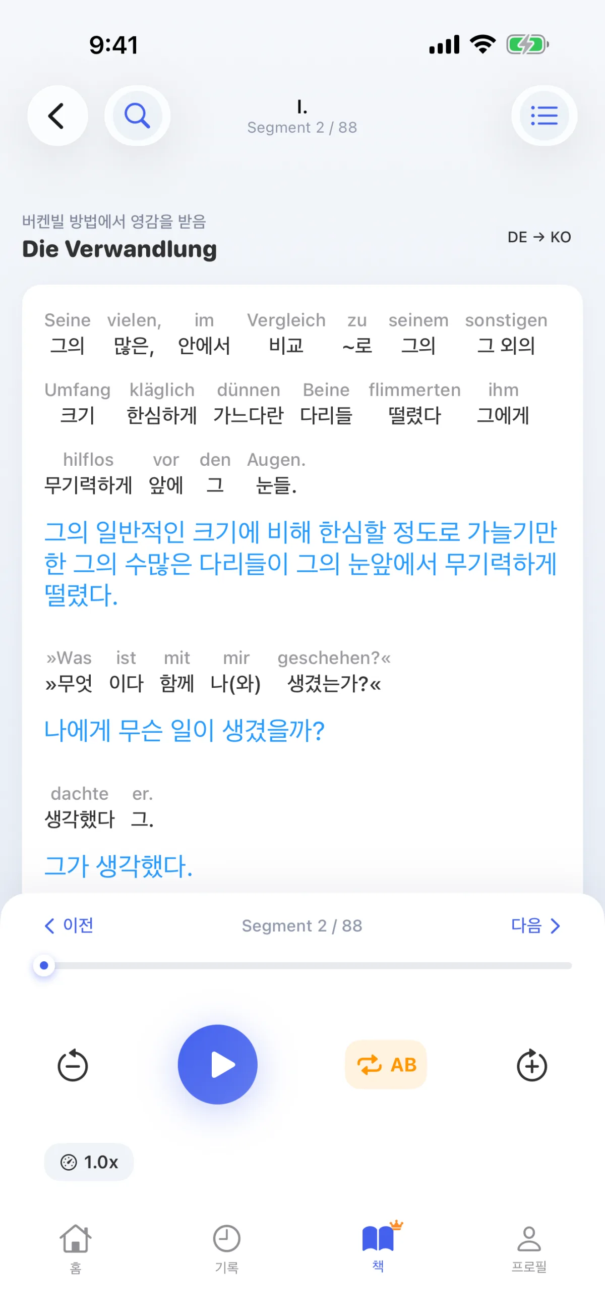 책 읽기: 모든 문장을 단어 하나하나씩 해독하기