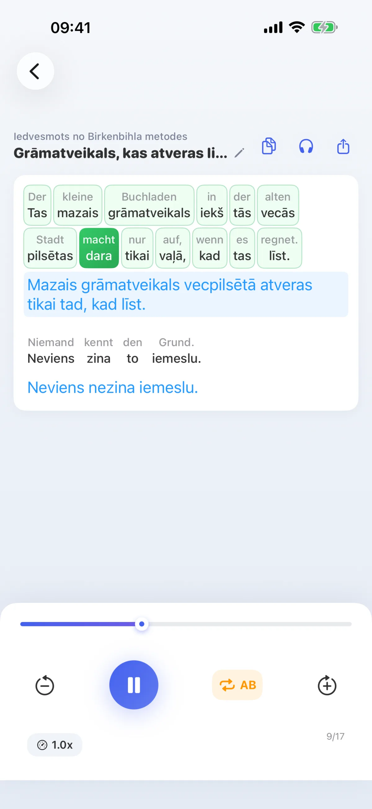 LinguaFlow lietotnes dekodēšana – svešvalodas saprašana vārds pēc vārda, iedvesmojoties no Birkenbihla metodes