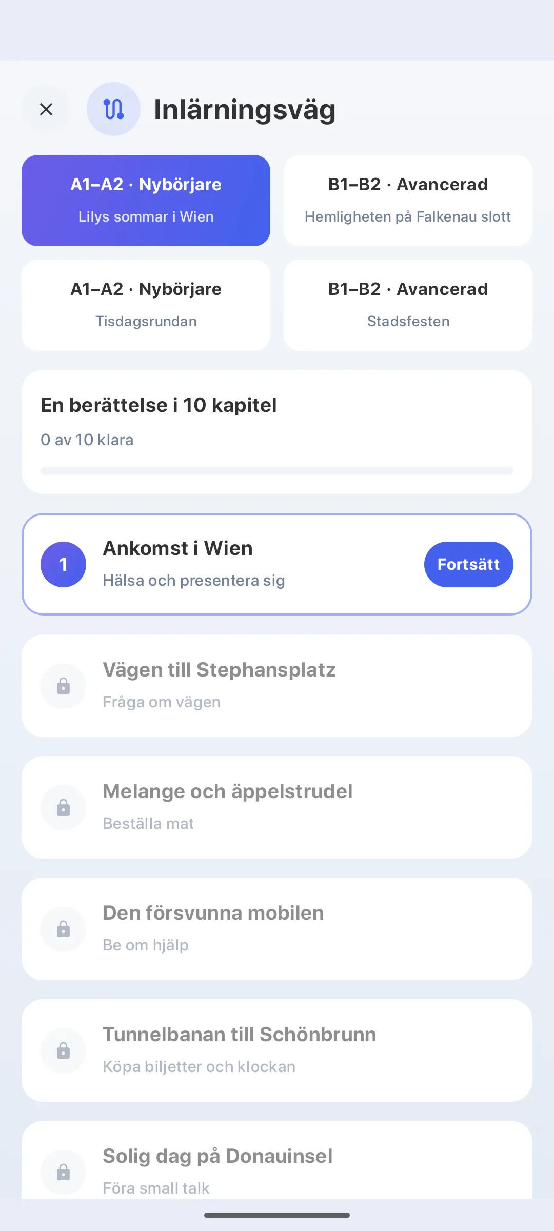Lärandeväg: en berättelse i tio kapitel, från nybörjare till avancerad