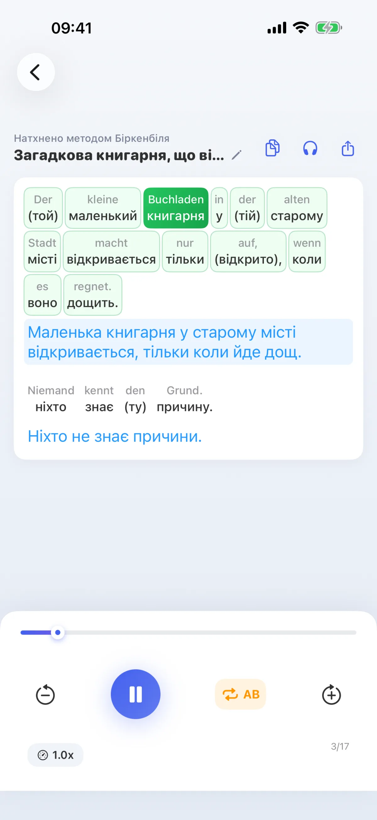 Розшифровка додатка LinguaFlow — розуміння іноземної мови слово за словом, натхненне методом Біркенбіля